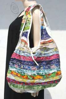 10 Vintage Silk Sari Recycled Shoulder Bags Purses Lot  