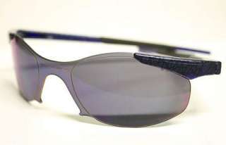 Vintage Oakley Sub Zero 0.4 Sunglasses USA Iridium w/ Cobalt Frames 