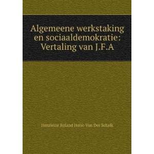  Algemeene werkstaking en sociaaldemokratie Vertaling van 