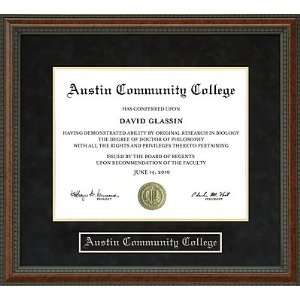  Austin Community College (ACC) Diploma Frame Sports 