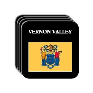 US State Flag   VERNON VALLEY, New Jersey (NJ) Set of 4 Mini Mousepad 