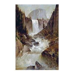  Vernal Falls, Yosemite Thomas Hill. 10.63 inches by 14.00 