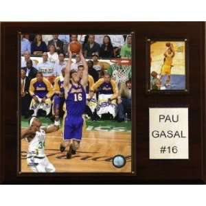  Los Angeles Lakers Pau Gasol 12x15 Player Plaque Sports 