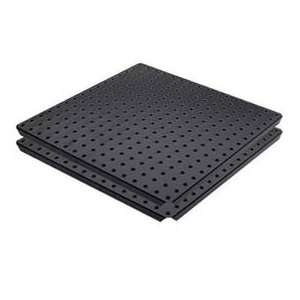  Pegboard Panels   Powdercoat Black 16 X 16 (2 Pc)