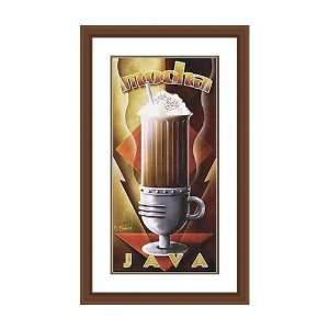   Michael L. Kungl Framed Fine Art Mocha Java Cafe Decor
