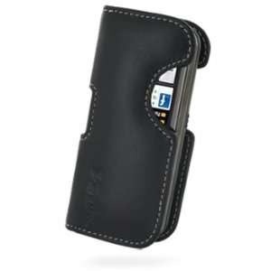   Black Leather Horizontal Pouch Ver. 2 for Nokia N97 Mini Electronics