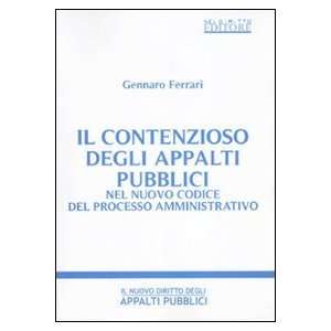   del processo amministrativo (9788896814437) Gennaro Ferrari Books
