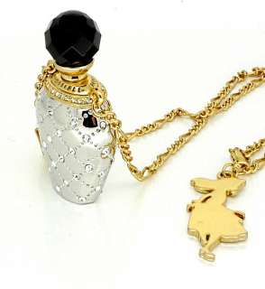 Disney Couture Alice Drink Me Bottle Necklace  