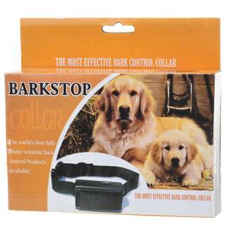 Anti Bark Small/Medium Dog Training Shock Control Barkstop Collar 