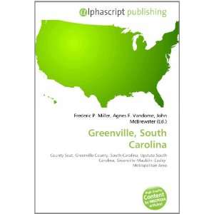  Greenville, South Carolina (9786133872820) Books