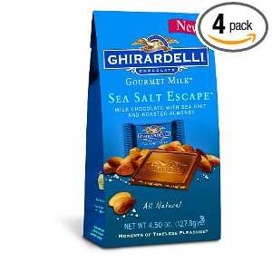 Ghirardelli Chocolate Gourmet Milk Squares, Sea Salt Escape, 4.5 Ounce 