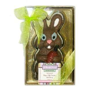 Hand painted Belgian Milk Chocolate Solid Bunny  Grocery 