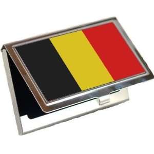 Belgium Flag Business Card Holder