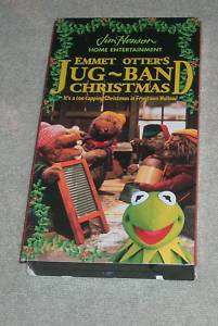   Otters Jug Band Christmas VHS 1998 Jim Henson 043396023901  