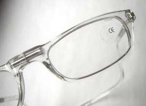 CLIC* Rectangular Reader Reading Glasses CLEAR 3.50  