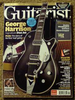 UK GUITARIST Story Of GEORGE HARRISON 1st Real Guitar + CD November 