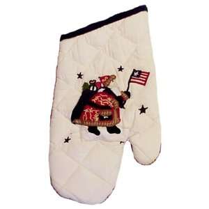   Theme Christmas Colonial Santa Oven Mitt 7x12