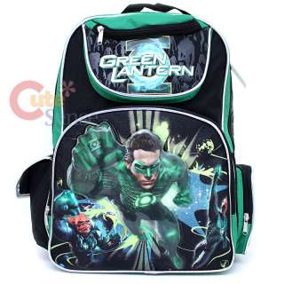 DC Comic Green Lantern School Backpack  16 Large Bag  