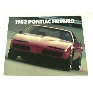  1982 82 Pontiac FIREBIRD BROCHURE Trans Am S/E Everything 