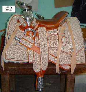 Custom made Mexican piteado Saddle Master Armando Gaeta  