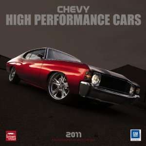  Chevy High Performance Cars 2011 Wall Calendar 12 X 12 