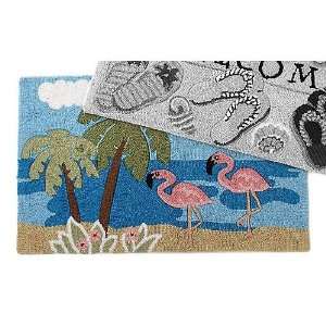  Nourison Beach Flamingo Rug