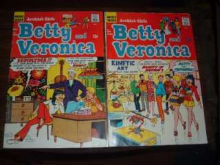 Archies Girls Betty and Veronica 39 167   13 issue lot  