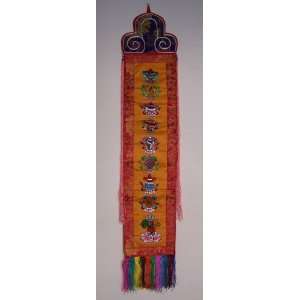  Tibetan Good Luck Symbol Baner 