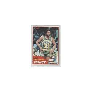  1981 82 Topps #43   Fred Brown Sports Collectibles