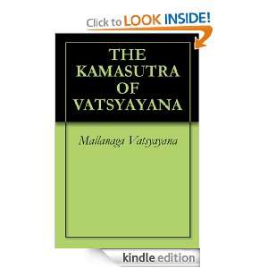 THE KAMASUTRA OF VATSYAYANA Mallanaga Vatsyayana, Richard Burton 