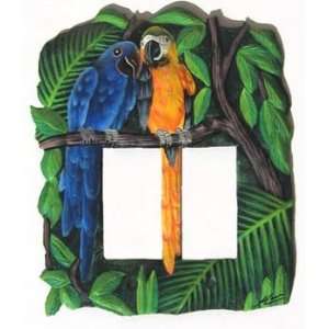   Decorative Switchplate   Double  Painted Metal