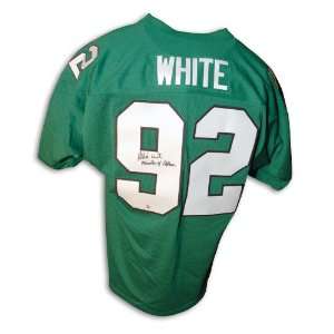  Reggie White Autographed Jersey   Throwback Inscribed 