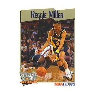  1991 92 Hoops #469 Reggie Miller Supreme Court Sports 