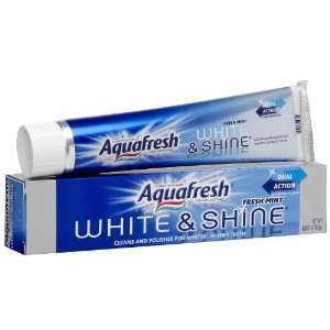  Aquafresh White & Shine Fluoride Toothpaste 6 oz Health 