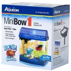  Aqueon Mini Bow   Blue   1 gallon (Quantity of 2) Health 