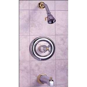   Hampton Bath/Shower Trim Kit With Metal Cross Handle