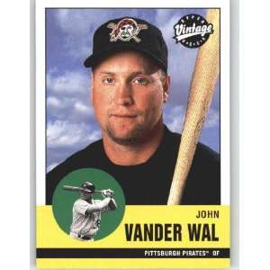  2001 Upper Deck Vintage #312 John VanderWal   Pittsburgh 