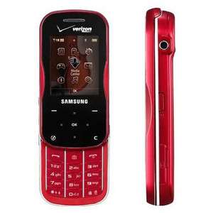   Samsung Trance U490 Red Cell Phone 490 For Verizon 635753477177  