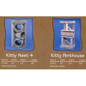   Manufacturing Triple Tunnel Kitty Nest 4 Scratch Post