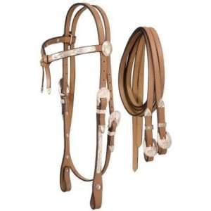  Full Silver Show Futurity Brow Headstall Sports 