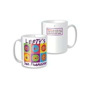    Leftys Colorful Icon Left handed Dribble Mug