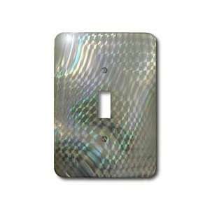   Turquoise Silver Prism   Light Switch Covers   single toggle switch