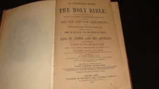 1873 Illustrated History of the Holy Bible John Kitto  