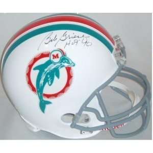 Bob Griese Autographed Helmet   Replica 