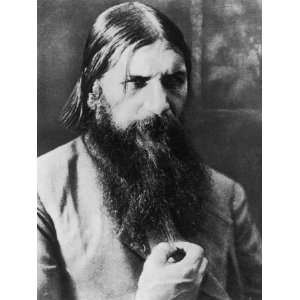 Grigori Rasputin Russian Mystic and Court Favourite in 1908 Stretched 