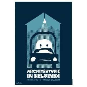Architecture in Helsinki Portland Concert Poster STILES  