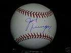 Jerry Kenney New York Yankees OML Signed Baseball COA  