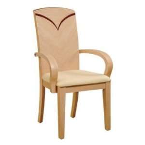  Ashley 2 Pack Light Oak with Cherry Arm Chair
