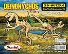 Deinonychus Dinosaurs (2 in 1) 3D Puzzle Wood Craft Construction Kit