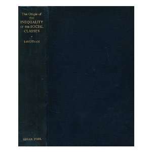   classes / by Gunnar Landtman Gunnar (1878 1940) Landtman Books